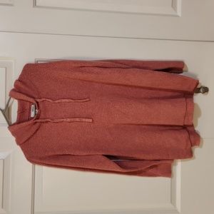 🌸Sonoma Pink Waffle Knit Thermal Sweater Hoodie XXL